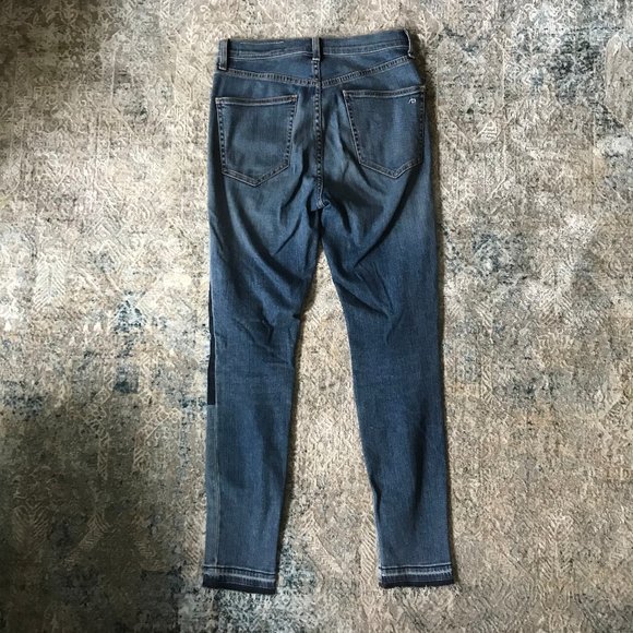 Rag and Bone High-Waisted Skinny Jeans in Olana - Picture 2 of 6